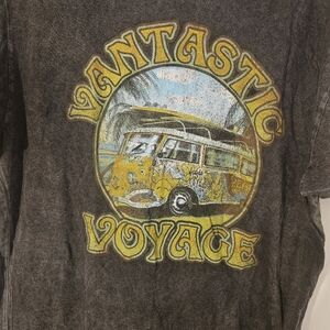 Womens Graphic Tee - Gray Fantastic Voyage